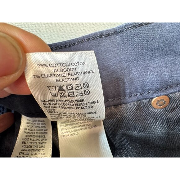 Lucky Brand 410 Athletic Slim Jeans Mens 30x30 Navy Straight Casual - Picture 7 of 11